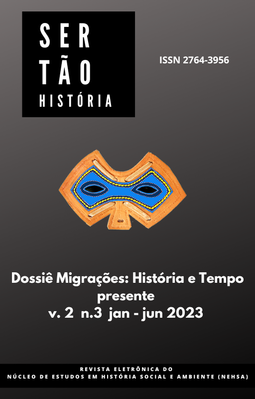 Capa da edição número 3, volume 2, janeiro a junho de 2023.